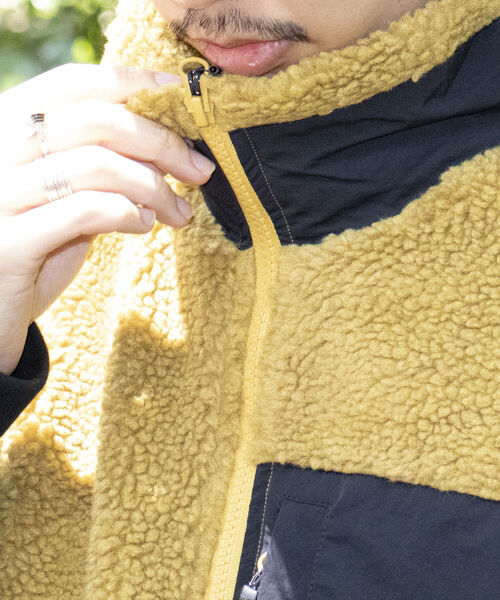 Franklin Climbing（フランクリンクライミング）の「【Franklin Climbing/フランクリンクライミング】シープボアベスト（ベスト・メンズ・ブラック/マスタード/アイボリー/オレンジ・S/M/L）」の7枚目の写真