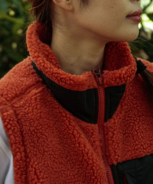 Franklin Climbing（フランクリンクライミング）の「【Franklin Climbing/フランクリンクライミング】シープボアベスト（ベスト・メンズ・ブラック/マスタード/アイボリー/オレンジ・S/M/L）」の11枚目の写真