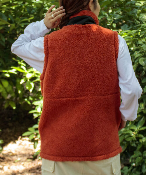 Franklin Climbing（フランクリンクライミング）の「【Franklin Climbing/フランクリンクライミング】シープボアベスト（ベスト・メンズ・ブラック/マスタード/アイボリー/オレンジ・S/M/L）」の15枚目の写真