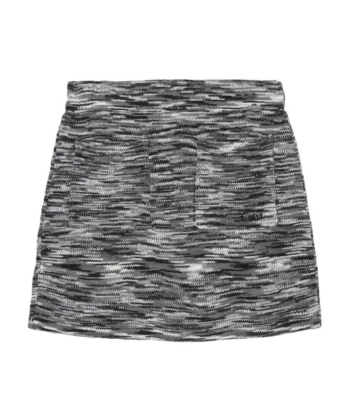 X-girl(エックスガール)の「MELANGE KNIT MINI SKIRT(スカート・レディース・ブラック/イエロー/グリーン・ONE SIZE)」の5枚目の写真