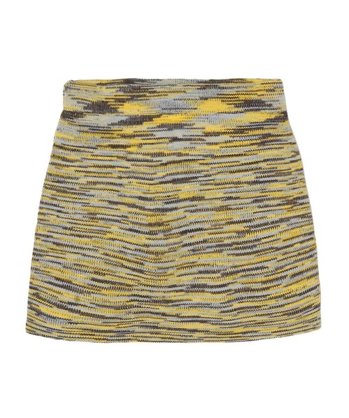 X-girl(エックスガール)の「MELANGE KNIT MINI SKIRT(スカート・レディース・ブラック/イエロー/グリーン・ONE SIZE)」の18枚目の写真