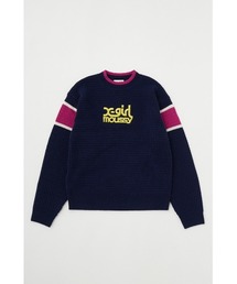 X-girl | XG LOGO LINE KNIT トップス(ニット/セーター)