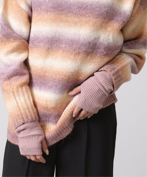 RAY CASSIN(レイカズン)の「アームウォーマー(アームカバー・レディース・グレー/オフホワイト/ピンク/ブルー/ブラック・FREE)」の5枚目の写真