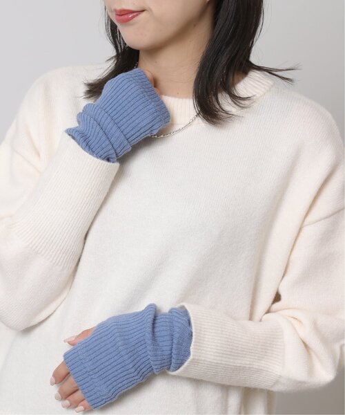 RAY CASSIN(レイカズン)の「アームウォーマー(アームカバー・レディース・グレー/オフホワイト/ピンク/ブルー/ブラック・FREE)」の6枚目の写真