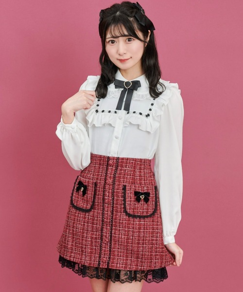 Secret Honey（シークレットハニー）の「ツイード台形スカート