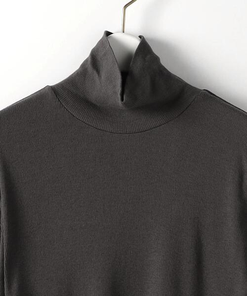 Steven Alan（スティーブンアラン）の「＜Steven Alan＞COTTON SILK RIB LONG SLEEVE PULLOVER/カットソー（Tシャツ/カットソー・レディース・ライトブルー/レッド/オフホワイト/ダークグレー・FREE）」の8枚目の写真