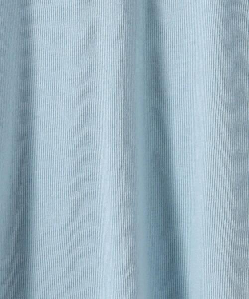 Steven Alan（スティーブンアラン）の「＜Steven Alan＞COTTON SILK RIB LONG SLEEVE PULLOVER/カットソー（Tシャツ/カットソー・レディース・ライトブルー/レッド/オフホワイト/ダークグレー・FREE）」の19枚目の写真