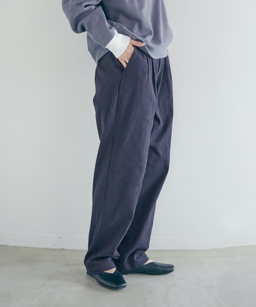 Dita Muaj.（ディータムアージュ）の「Muaj.ハイウエスト カジュアルチノパンツ（チノパンツ・レディース・ブラック/ベージュ/ネイビー・M/L）」の14枚目の写真