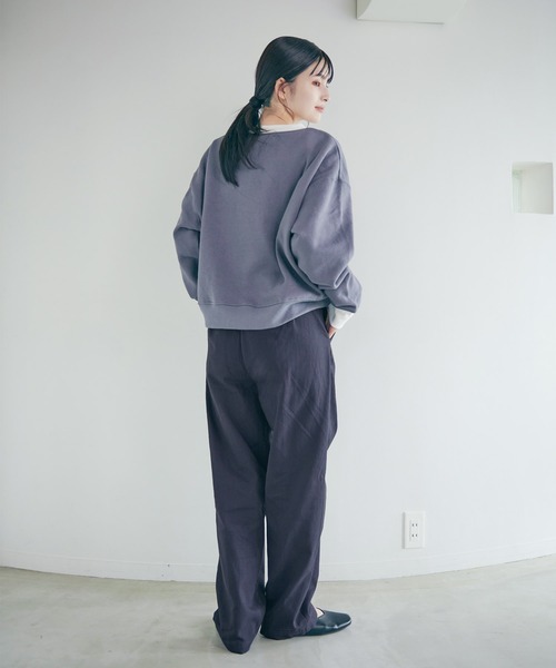 Dita Muaj.（ディータムアージュ）の「Muaj.ハイウエスト カジュアルチノパンツ（チノパンツ・レディース・ブラック/ベージュ/ネイビー・M/L）」の11枚目の写真