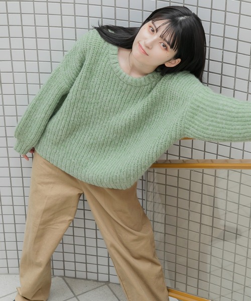 Dita Muaj.（ディータムアージュ）の「Muaj.ハイウエスト カジュアルチノパンツ（チノパンツ・レディース・ブラック/ベージュ/ネイビー・M/L）」の21枚目の写真