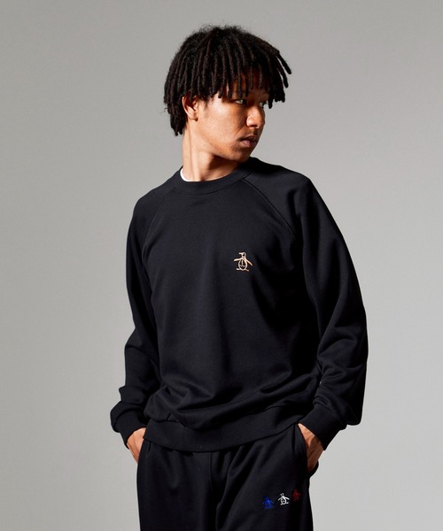 MUNSINGWEAR(マンシングウェア)の「Munsingwear/マンシングウェア Comfort sweat shirt スウェット ワンポイント ロゴ シンプル(スウェット・メンズ・ブラック/グレー/グリーン/ネイビー・M/XL/L)」の22枚目の写真