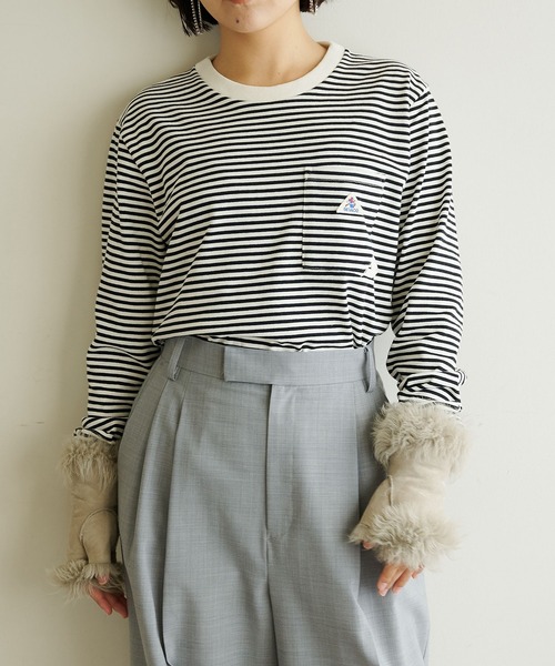 GALA　GLOVES（ガラ　グローブ）の「【GALA GLOVES】ムートンミトングローブ（手袋・レディース・グレー系その他・FREE）」の6枚目の写真