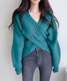 カシュクール ニットプルオーバー