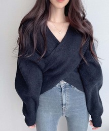 カシュクール ニットプルオーバー