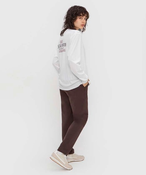 le coq sportif(ルコックスポルティフ)の「ルコック エアスタイリッシュパンツ・ウォーム(9分丈)保温 ストレッチ 裏起毛 ウエストゴム スポーツウエア レディース トレーニングウエア(その他パンツ・レディース・ブラック×ホワイト/ネイビー/ブラック・M/XL/L/S)」の16枚目の写真