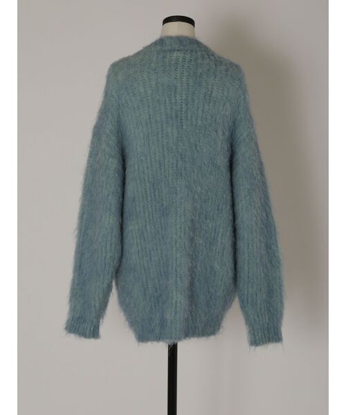 VEQUM(VEQUM)の「【VEQUM】FLUFFY MIX KNIT CARDIGAN(カーディガン/ボレロ・レディース・ベージュ/グレー/ブルー・FREE)」の10枚目の写真
