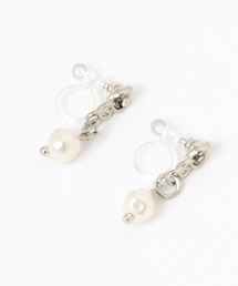 チェーンパールノンホールピアス / 169289