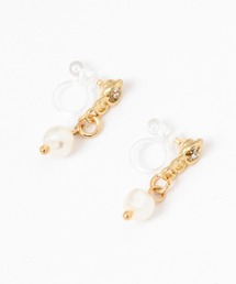 チェーンパールノンホールピアス / 169289