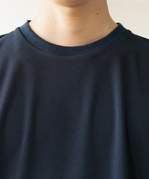 MinoriTY（マイノリティ）の「【MinoriTY】スウェット とろみ素材 レイヤード/重ね着 トレーナー 春服 冬服（スウェット・メンズ・アッシュグレー/ブルーグリーン/モカ・M/L）」の10枚目の写真