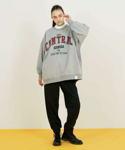 FRAPBOIS（フラボア）の「オーバートレーナー（スウェット・レディース・ブラック/グレー・2/1）」の16枚目の写真