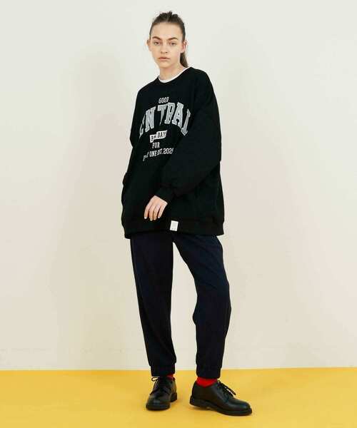 FRAPBOIS（フラボア）の「オーバートレーナー（スウェット・レディース・ブラック/グレー・2/1）」の21枚目の写真