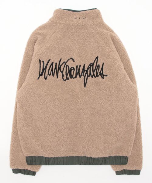 (What it isNt)ART BY MARKGONZALES(ワットイットイズント)の「【 (What it isNt)ART BY MARKGONZALES / (ワットイットイズント) アートバイ マークゴンザレス 】 切り替え リバーシブル スタンドカラー ジャケット(その他アウター・メンズ・オフホワイト/ベージュ/ブラック・L/XL/M)」の8枚目の写真