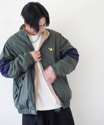 【 （What it isNt）ART BY MARKGONZALES / (ワットイットイズント) アートバイ マークゴンザレス 】 切り替え リバーシブル スタンドカラー ジャケット