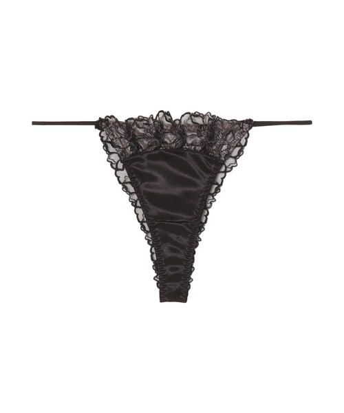 ★Ravijour★フラワーブラショーツ★レース★Tバックパンツ★下着BLACK Ravijour - ☆Ravijour☆フラワーブラショーツ☆レース☆Tバック