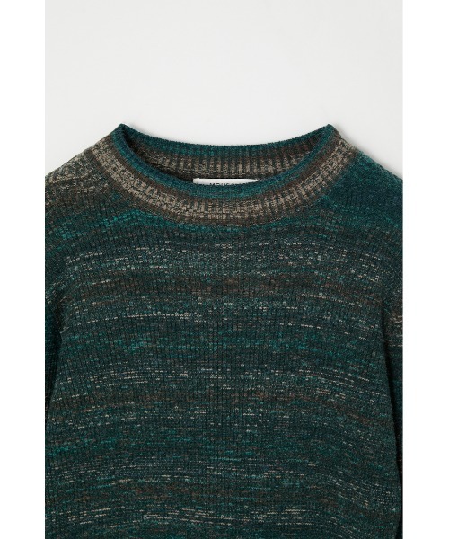 MOUSSY(マウジー)の「MIX COLOR KNIT ドレス(ワンピース・レディース・グリーン/ブラウン・2/1)」の10枚目の写真
