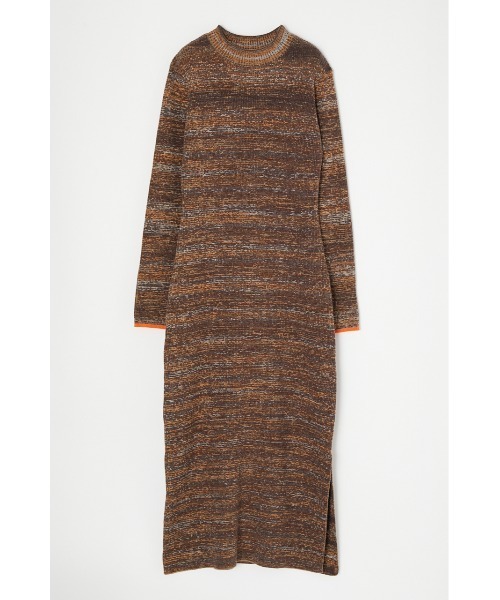 MOUSSY(マウジー)の「MIX COLOR KNIT ドレス(ワンピース・レディース・グリーン/ブラウン・2/1)」の17枚目の写真