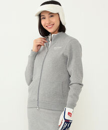 BEAMS GOLF（ビームスゴルフ）の「BEAMS GOLF PURPLE LABEL / 裏地付き ラメリブ ニット ブルゾン（ブルゾン）」