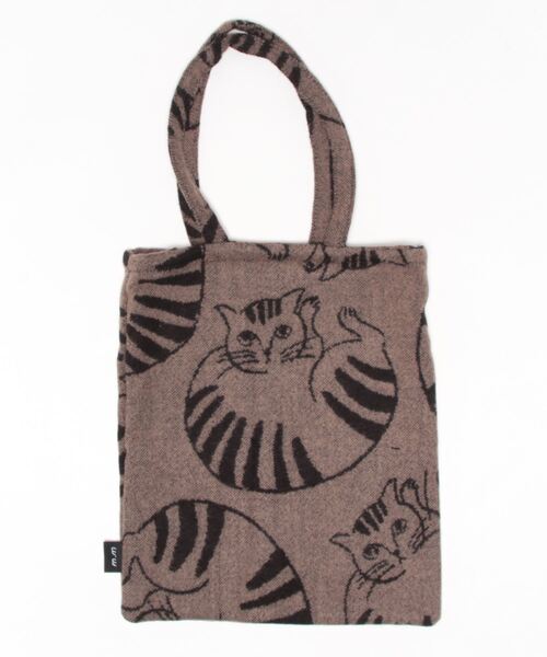 松尾ミユキ（マツオミユキ）の「松尾ミユキ/ジャガード/トートバッグ（トートバッグ・レディース・グレー/ブラウン/グリーン/ベージュ/ブルー/ベージュ系・ONE SIZE）」の8枚目の写真