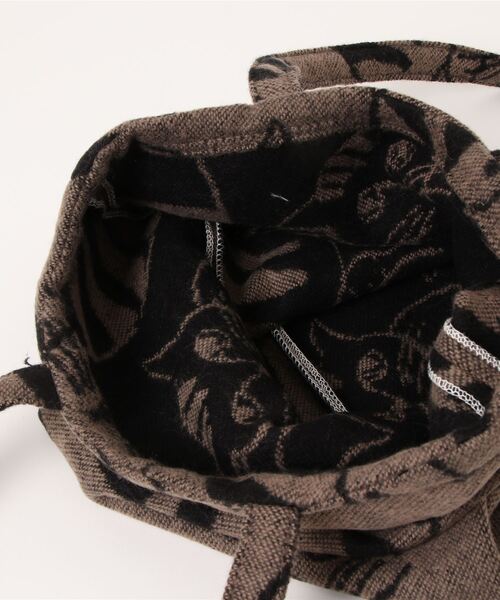 松尾ミユキ（マツオミユキ）の「松尾ミユキ/ジャガード/トートバッグ（トートバッグ・レディース・グレー/ブラウン/グリーン/ベージュ/ブルー/ベージュ系・ONE SIZE）」の7枚目の写真