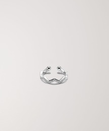 PAS TIERRA（パティエラ）の「エリーキュービックジルコニアイヤーカフ(Sサイズ)(片耳用)（イヤーカフ）」