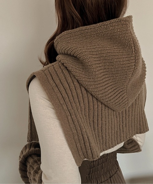 apres jour clair（アプレジュールクレア）の「【apres jour clair】バラクラバ＋アームウォーマー【ZOZOTOWN限定アイテム】（ネックウォーマー/スヌード・レディース・ブラック/アイボリー/ブラウン系その他・ﾌﾘ-）」の19枚目の写真