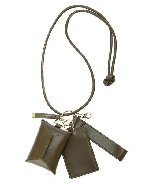 AMERICAN HOLIC（アメリカンホリック）の「3PCSチャームショルダー（ショルダーバッグ・レディース・ブラック/カーキ/アイボリー・FREE）」の21枚目の写真