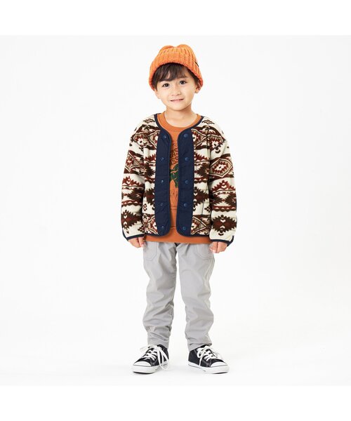 F.O.KIDS（エフオーキッズ）の「フリースカーディガン（その他アウター・キッズ・チャコール/ベージュ/ブラウン/ブルー・110/140/95/130/90/120/100/80）」の13枚目の写真
