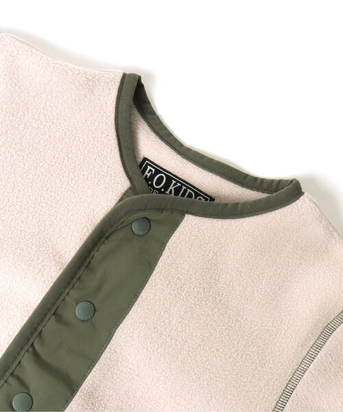 F.O.KIDS（エフオーキッズ）の「フリースカーディガン（その他アウター・キッズ・チャコール/ベージュ/ブラウン/ブルー・110/140/95/130/90/120/100/80）」の14枚目の写真