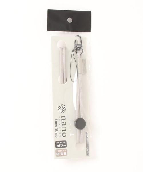 NANO universe（ナノユニバース）の「ナノ・ユニバース ロングストラップ ショルダータイプ スマホ用 斜め掛け ネックストラップ（スマホグッズ・レディース・ブラウン/ベージュ/グレー/ブラック・ONE SIZE）」の16枚目の写真