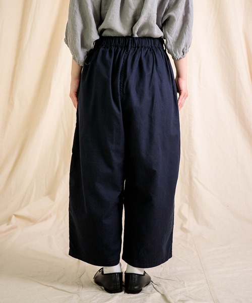 Brocante / ブロカント] 綿麻サージ トヌ―パンツ | Domingo（ドミンゴ