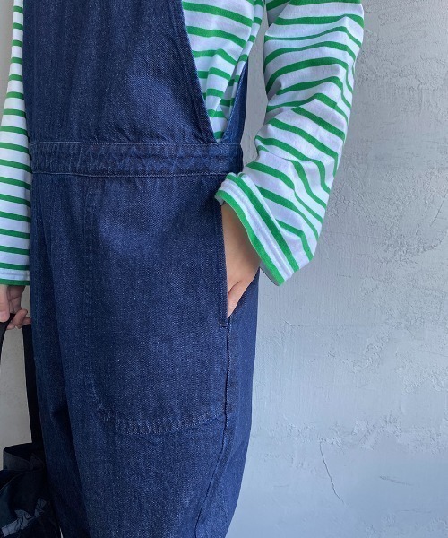 DANTON（ダントン）の「[DANTON/ダントン] 10oz デニムオーバーオールサロペット（サロペット/オーバーオール・レディース・ダークインディゴブルー・36）」の11枚目の写真