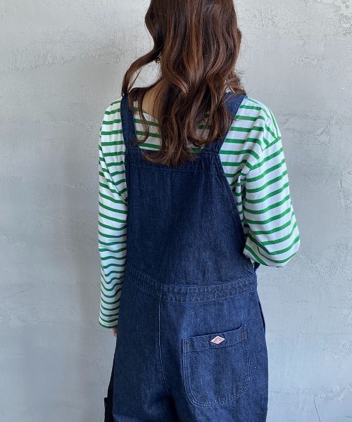 DANTON（ダントン）の「[DANTON/ダントン] 10oz デニムオーバーオールサロペット（サロペット/オーバーオール・レディース・ダークインディゴブルー・36）」の6枚目の写真