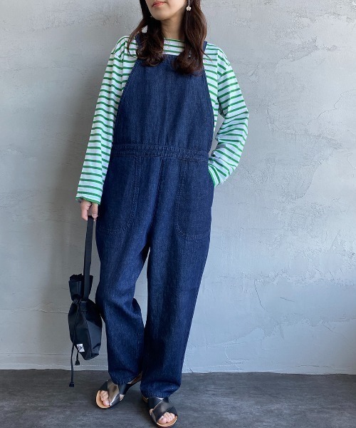 DANTON（ダントン）の「[DANTON/ダントン] 10oz デニムオーバーオールサロペット（サロペット/オーバーオール・レディース・ダークインディゴブルー・36）」の9枚目の写真