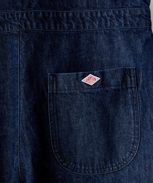 DANTON（ダントン）の「[DANTON/ダントン] 10oz デニムオーバーオールサロペット（サロペット/オーバーオール・レディース・ダークインディゴブルー・36）」の3枚目の写真