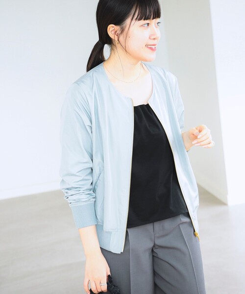 【未着用】BEAMS GOLF レディース ブルゾン Sサイズ タグ付き BEAMS GOLF ブルゾン アウター 「撥水/伸縮性」「WOMEN」 PURPLE