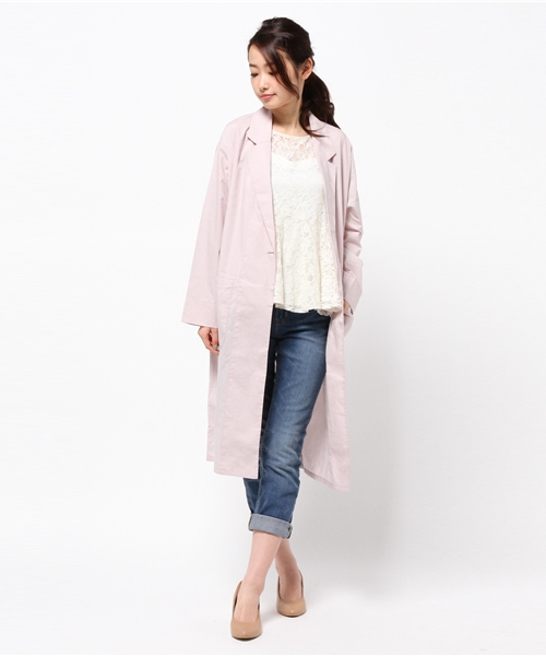 Kastane(カスタネ)の「【Kastane】テーラーガウン(テーラードジャケット・レディース・グレー/ネイビー/ピンク・FREE)」の9枚目の写真