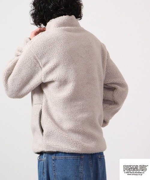 PEANUTS（ピーナッツ）の「PEANUTS スヌーピー ボア ジップアップ