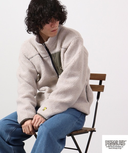 PEANUTS（ピーナッツ）の「PEANUTS スヌーピー ボア ジップアップ