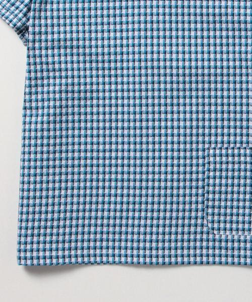 BEAMS BOY(ビームスボーイ)の「○BEAMS BOY / チェック 後ろボタン ショートスリーブ シャツ(シャツ/ブラウス・レディース・レッド/グリーン/ライトブルー・ONE SIZE)」の12枚目の写真