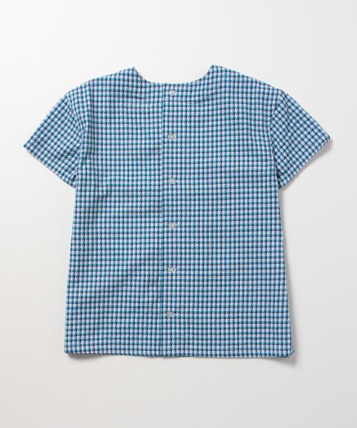 BEAMS BOY(ビームスボーイ)の「○BEAMS BOY / チェック 後ろボタン ショートスリーブ シャツ(シャツ/ブラウス・レディース・レッド/グリーン/ライトブルー・ONE SIZE)」の22枚目の写真